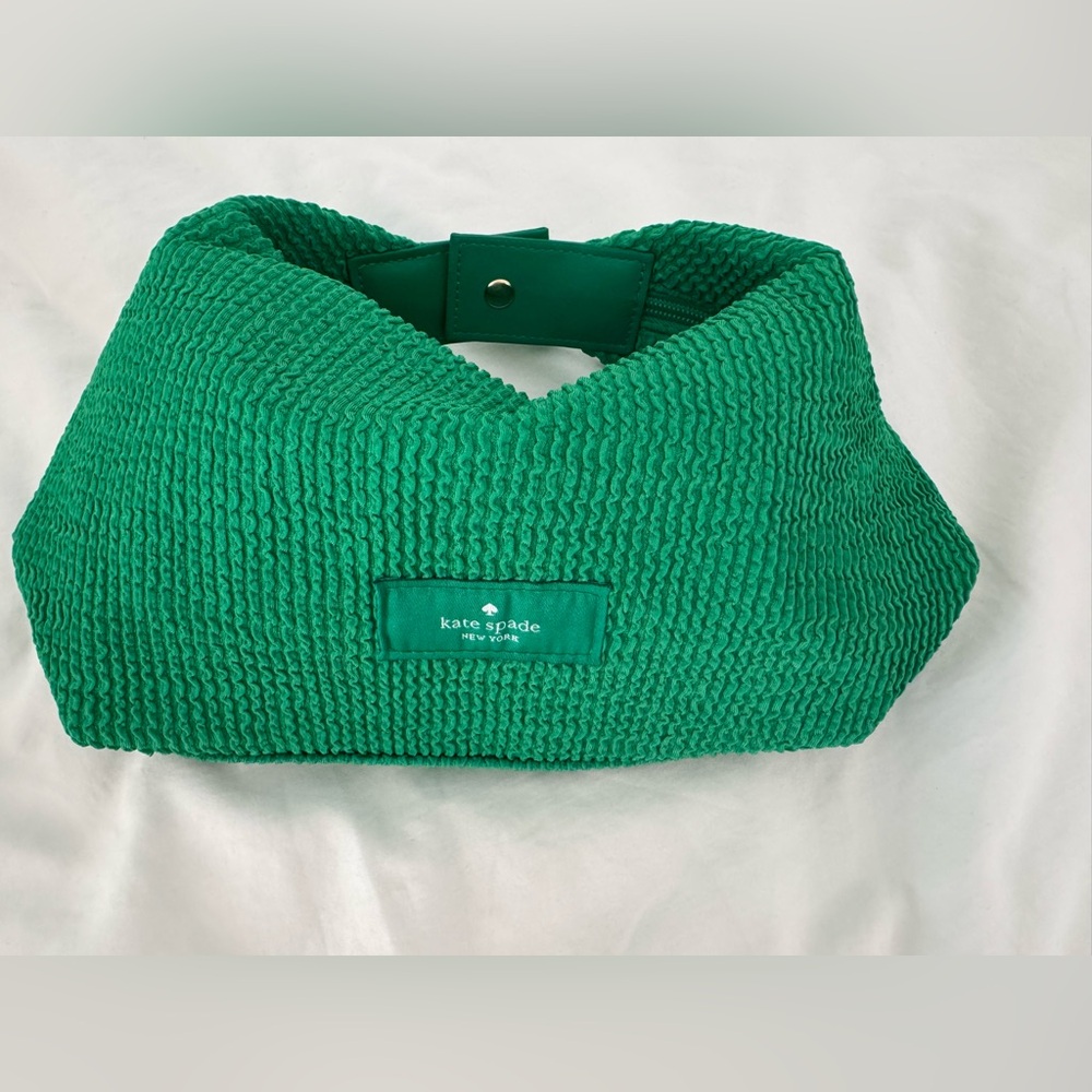 Kate Spade Vibrant Green Textured Bag